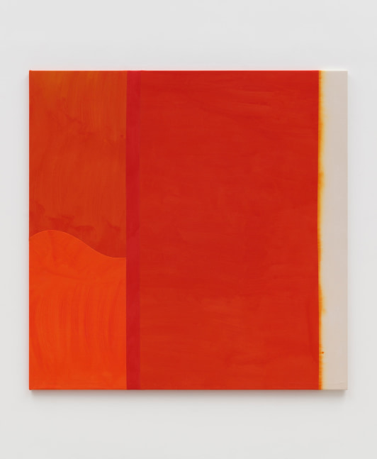 Sarah Crowner
Orange Oranges with Bleed, 2024
Acrylic on canvas, sewn
72 x 72 inches
(182.9 x 182.9 cm)
