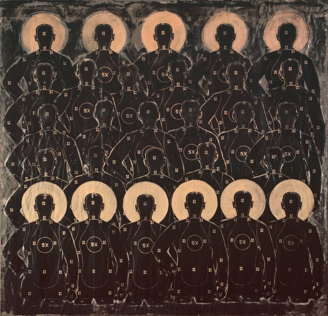 Philip Taaffe
Martyr Group, 1983
Mixed media on canvas
104 x 104 inches
(264 x 264 cm)