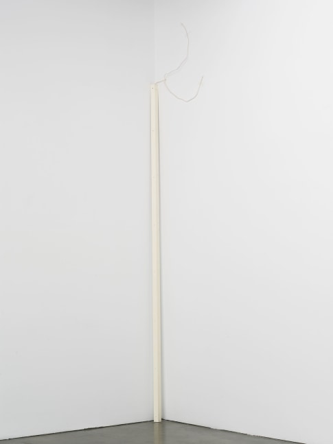 Lucia Nogueira
Snail, 1995
Steel angle-iron, radio aerial&amp;nbsp;
147 5/8 x 43 3/8 x 19 5/8 inches
(375 x 110.1 x 50 cm)