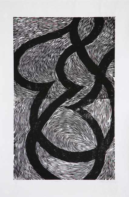 Warp and Woof, 2023
Woodcut
39 x 26 inches
Edition of 6
Signed and numbered
KATA072