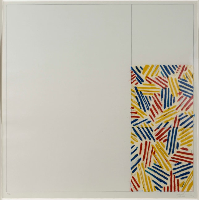 Jasper Johns, #4 (After untitled 1975), Lithograph