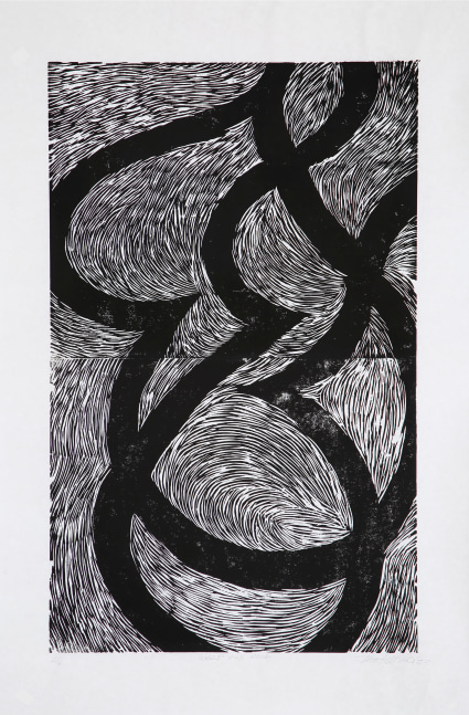 Warp and Woof, 2023
Woodcut
39 x 26 inches
Edition of 6
Signed and numbered
KATA072