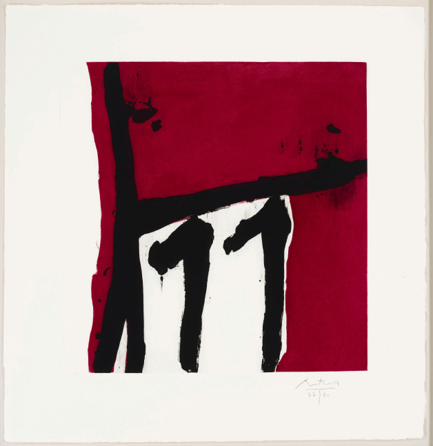 Robert Motherwell (1915 - 1991)
Mexican Night II, 1984
Aquatint
Edition of 70
25 x 24 inches
Signed and numbered
MOTX318