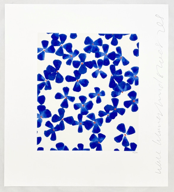 Donald Sultan, Wallflowers (#1)