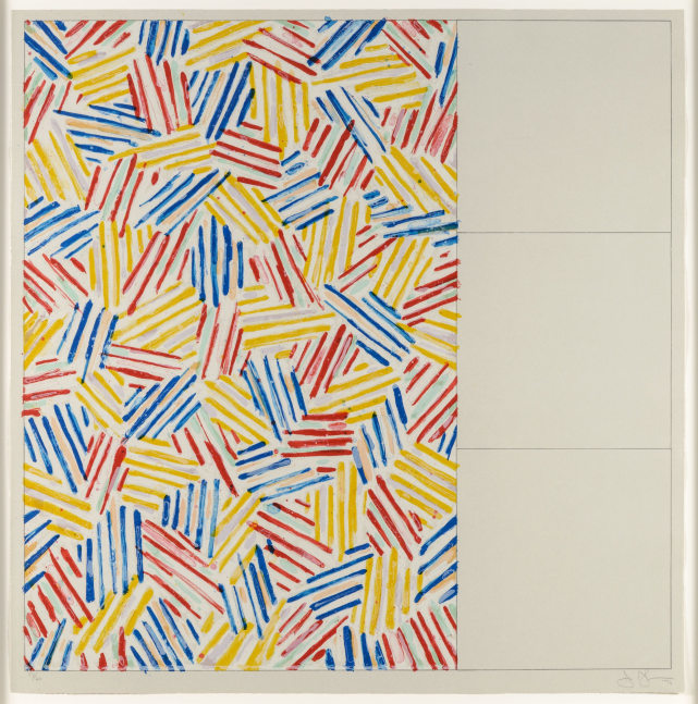Jasper Johns, #1 (After Untitled 1975), Lithograph