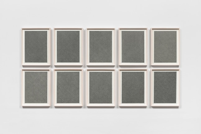 Phong H. Bui (b. 1964)

Meditation Drawing Group #5 (for David Shapiro), 2025

Pencil on paper

14 13/16 x 11 1/2 inches each, sheet

16 1/2 x 12 3/4 inches each, framed

34 1/2 x 69 3/4 inches, overall