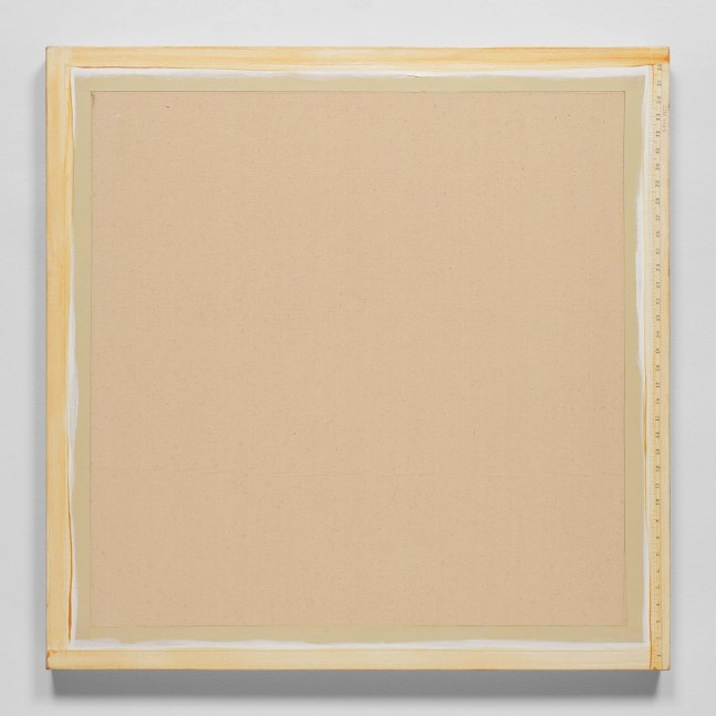 Sylvia Plimack Mangold (b. 1938)

Thirty-Six-Inch Closeness, 1976

Acrylic and pencil on canvas

37 1/2 x 37 1/2 inches