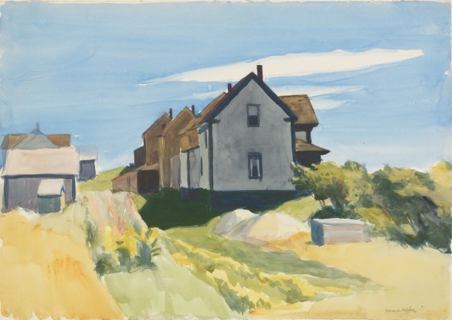 Edward Hopper&amp;nbsp;(1882-1967)&amp;nbsp;

Group of Houses, 1923-24

Watercolor

14 x 20 inches