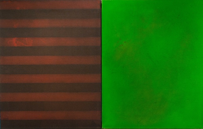 RED/GREEN 2008
Acrylic on canvas, 36 x 60&amp;quot;