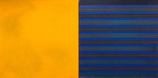 YELLOW BLUE, 2008
Acrylic on canvas, 36 x 72&amp;quot;