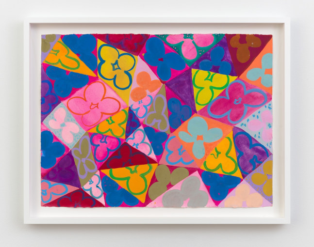 Alpen Glow, 2024
Acrylic gouache on paper
22 &amp;frac12; &amp;times; 30 inches (57.2 &amp;times; 76.2 cm)