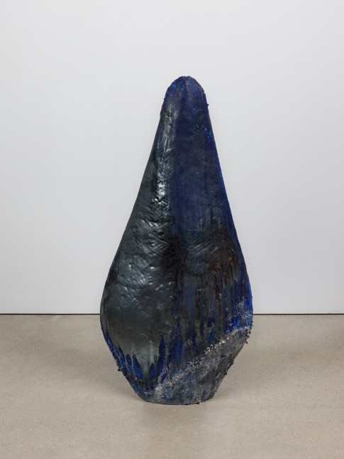 Spade with Cobalt, 2025
Wood-fired stoneware, oxides and glaze
43 1/2 &amp;times; 20 &amp;times; 11 inches
110.5 &amp;times; 50.8 &amp;times; 27.9 cm