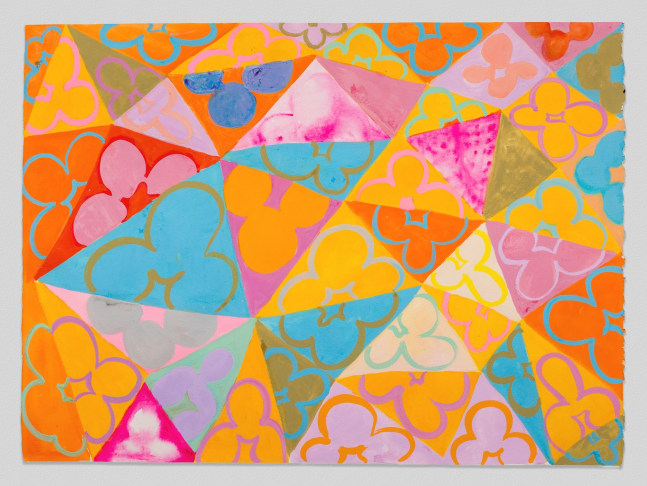 Golden Hour, 2024
Gouache on paper
22 &amp;times; 30 inches (55.9 &amp;times; 76.2 cm)