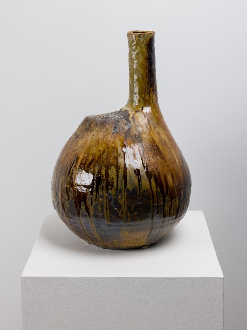 Udu, 2025
Reduction-fired stoneware, oxides and glaze
21 1/4 &amp;times; 14 &amp;times; 14 inches
54 &amp;times; 35.6 &amp;times; 35.6 cm