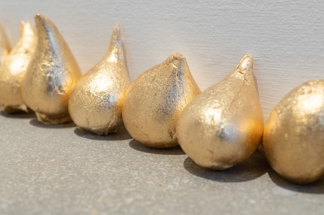 Amanda Williams
Semper Augustus Chicagous, 2022
Cement cast from tulip bulbs, with imitation gold leaf
500 units, Each unit: 2 &amp;times; 1 1/2 &amp;times; 1 1/2 in. (5.1 &amp;times; 3.8 &amp;times; 3.8 cm)
Overall dimensions variable