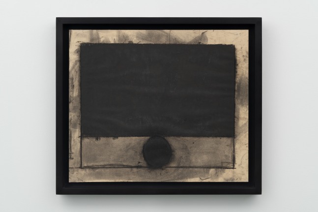 Richard Serra
Untitled, 1972
Oilstick and charcoal on paper laid down on canvas
24 1/4 &amp;times; 28 3/4 inches (61.8 &amp;times; 73 cm)