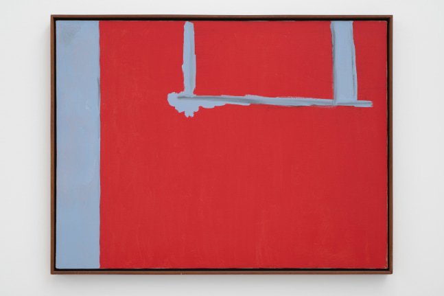 Robert Motherwell
Open No. 56: In Crimson, 1969
Acrylic and charcoal on canvas
30 &amp;times; 40 inches (76.2 &amp;times; 101.6 cm)