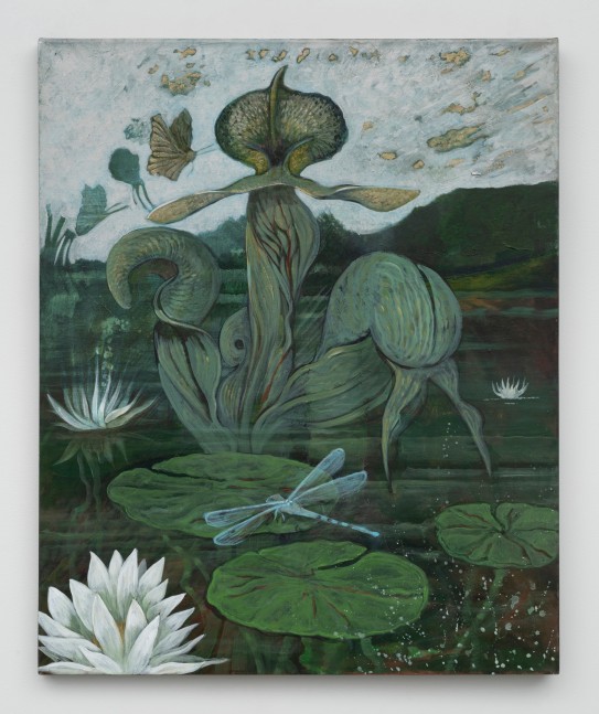 An Enigmatic Lotus, 2009
Acrylic on canvas
44 1/4 &amp;times; 36 &amp;times; 1 1/2 inches
112.4 &amp;times; 91.4 &amp;times; 3.8 cm