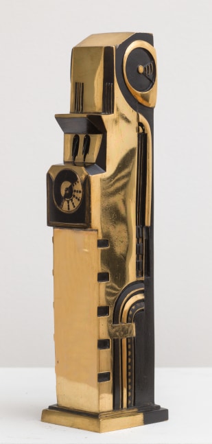 John Storrs
Auto Tower (Industrial Forms), 1922
Bronze with brass plating and enamel
12 5/8 &amp;times; 3 &amp;times; 2 5/8 inches (32.1 &amp;times; 7.8 &amp;times; 6.8 cm)