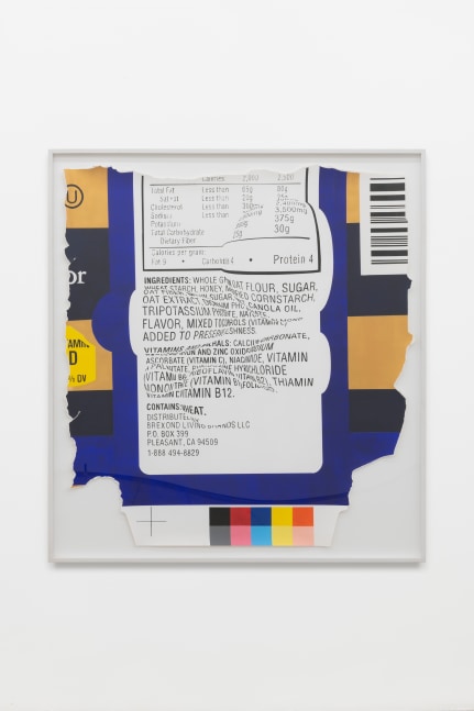 Polylumpious Tetraflacidontics (Gold+Blue),&amp;nbsp;2022
Acrylic on paper
50 3/10 x 46 1/2 inches (128 x 118 cm)
Photo Roberto Ruiz