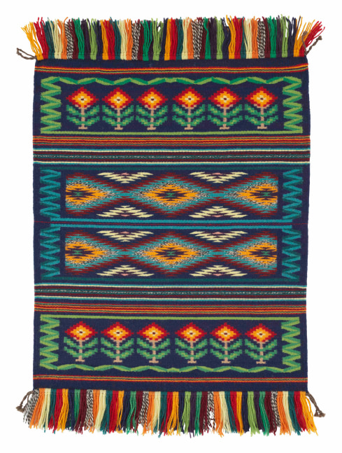 Melissa Cody
Egyptian Fields, 2011
3-ply aniline dyed wool
34 x 23 inches (86.4 x 58.4 cm)