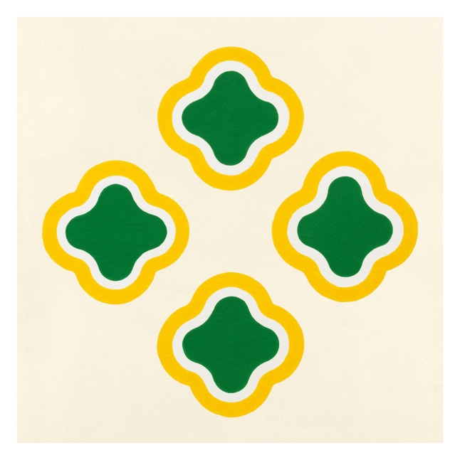 Alnitah, 1964
Oil-based enamel on canvas
59 1/2 x 59 1/2 inches