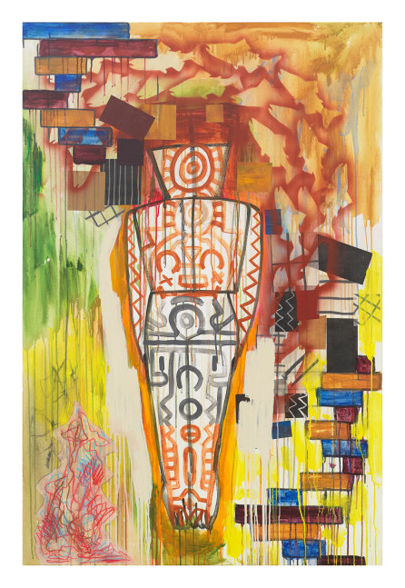 Tierra Madre: Aspen Decker, 2024-2025
Acrylic on canvas
72 x 48 inches
182.9 x 121.9 cm