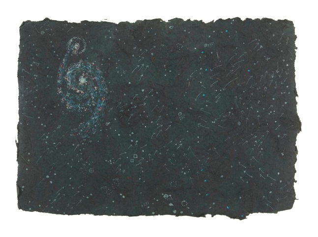 Astronomy: Northern Hemisphere (August&amp;ndash;September 1997), 2000&amp;ndash;2001
Ink, acrylic, and gouache on paper
13 x 17 inches
33 x 43.2 cm