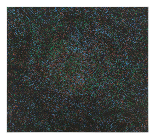 Howardena Pindell
Deep Sea #2,&amp;nbsp;2024
Acrylic on canvas
78 x 88 inches
(198.1 x 223.5 cm)