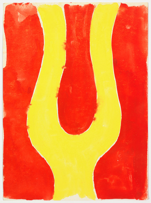 Paul Feeley
Untitled, 1958&amp;ndash;1959
Gouache on paper
12 x 9 inches
