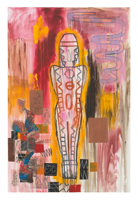 Tierra Madre: Mother Theresa, 2024-2025
Acrylic on canvas
72 x 48 inches
182.9 x 121.9 cm