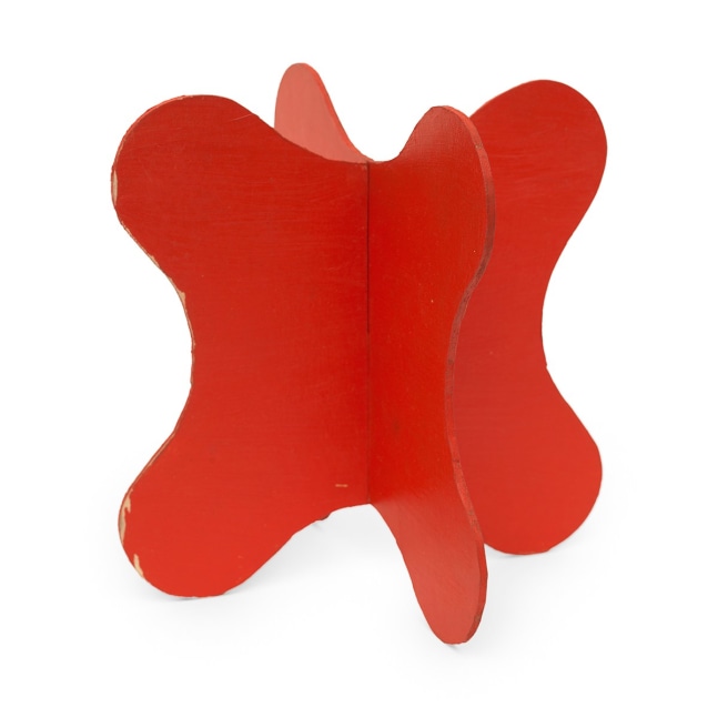 Untitled (Maquette for Sculpture), c. 1964
Oil-based enamel on wood
7 x 7 x 7 in.