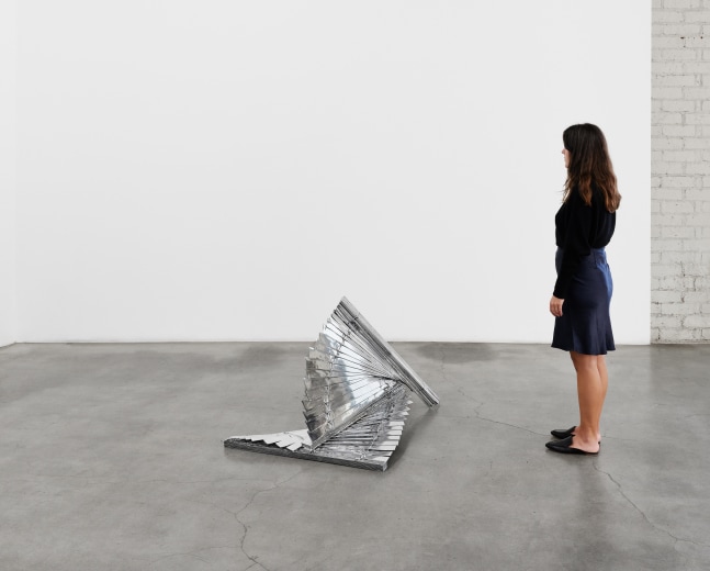 Anne Libby
These Days, Disseminate, 2021
polished cast aluminum
27 x 53 x 36 in (68.6 x 134.6 x 91.4 cm)
AL066