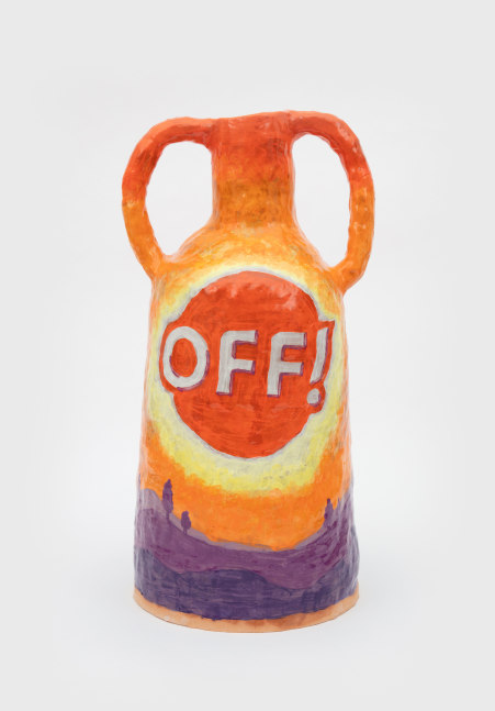 Grant Levy-Lucero, &quot;Great Outdoors,&quot; 2021 ceramic, glazed 24 1/2 x 13 1/2 x 12 in (62.2 x 34.3 x 30.5 cm) GLL241
