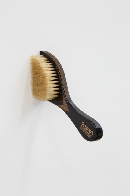 Anthony Olubunmi&amp;nbsp;Akinbola
Torino, 2021
100% boar bristle hair brush
6 1/2 x 1 3/4 x 5 3/4 in (16.5 x 4.5 x 14.6 cm)
AA019