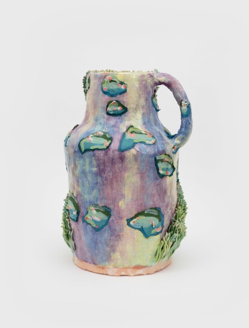 Grant Levy-Lucero, &quot;Sherbert Lilies on San Vicente,&quot; 2021 ceramic, glazed 22 x 16 x 15 in (55.9 x 40.6 x 38.1 cm) GLL255