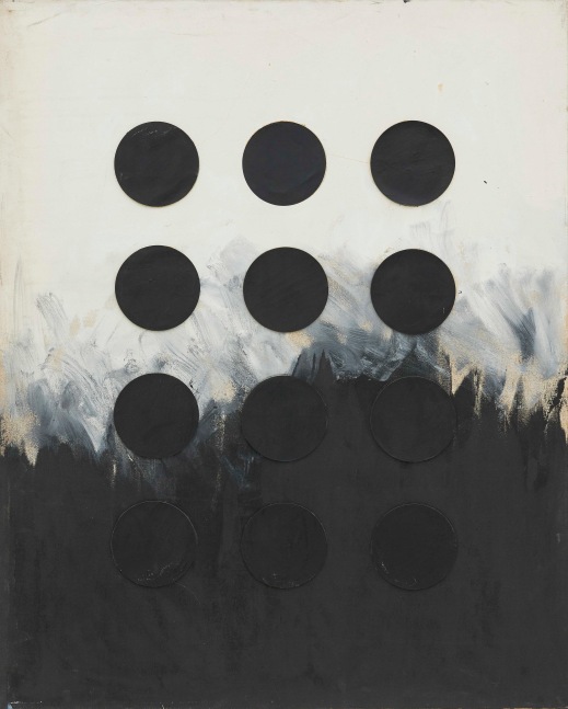 Kim Yong-Ik (b. 1947)  Untitled, 1991  Mixed media on canvas