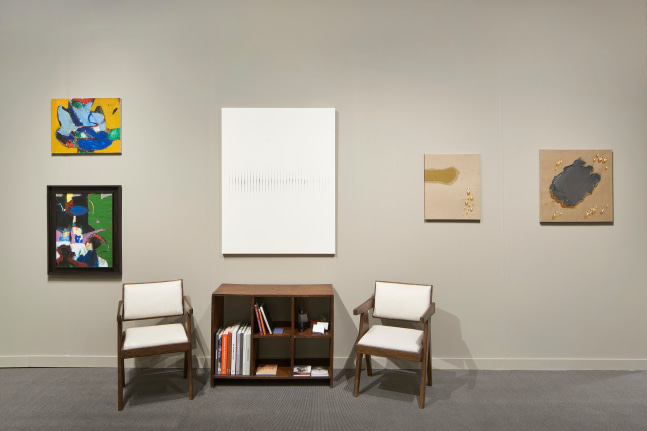 Image: Installation view of FOG Design + Art (Booth 110) at Fort Mason Center. Photo © Johnna Arnold