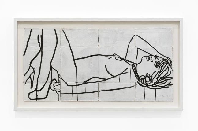 Ghada Amer (b. 1963)

Study for Paysage avec Odalisque, 2017

Acrylic and ink on cardboard

25 x 49 7/8 inches

126.7 x 63.5 cm