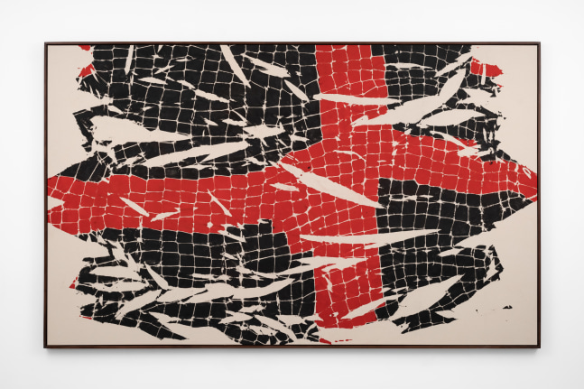 Maia Ruth Lee
B.B.L Red Umbra 1-41, 2023
India ink on canvas
70 x 127 in
177.8 x 322.6 cm