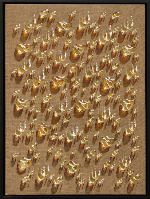 Kim Tschang-Yeul (1929-2021)
Waterdrops, 1986
Oil on canvas
28 3/4 x 21 1/4 inches
73 x 54 cm
Framed dimensions:
30.5 x 23 inches
77.47 x 58.42 cm
