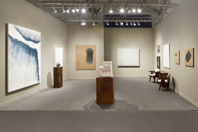 Image: Installation view of FOG Design + Art (Booth 110) at Fort Mason Center. Photo © Johnna Arnold