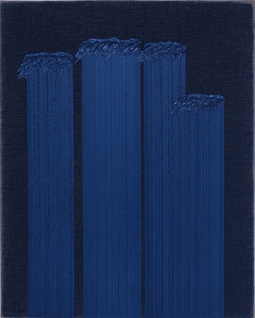 Ha Chong-Hyun (b. 1935) Conjunction 19-32, 2019 Oil on hemp cloth 63.78 x 51.18 inches 162 x 130 cm