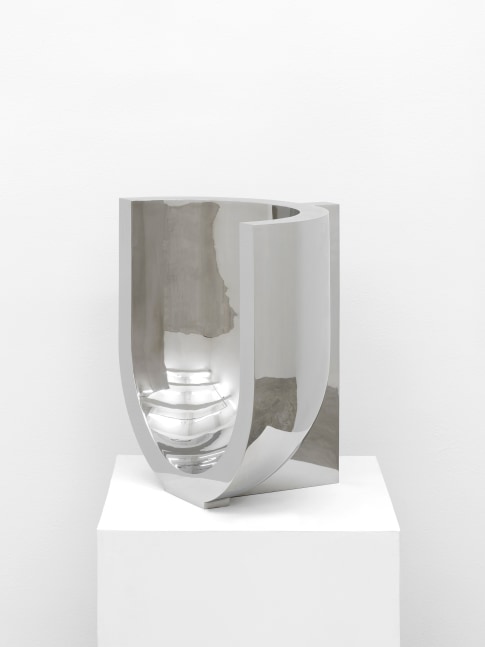 Davide Balliano (b. 1983) UNTITLED_SS_S1, 2019 Stainless steel 19.69 x 11.81 x 19.69 inches 50 x 30 x 50 cm Edition 1/3, 2 AP