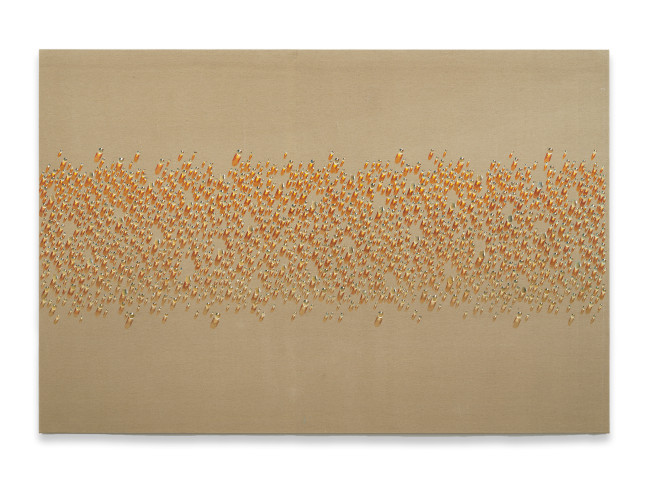 Kim Tschang-Yeul (1929-2021)
Waterdrops, 2000
Oil on canvas
101 1/2 x 151 5/8 in
285 x 385 cm