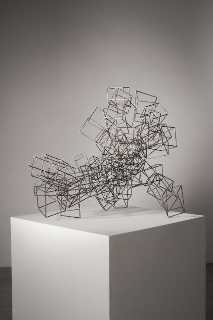 John Pai (b. 1937)  Paco's Passion, 2020  Welded Steel  14 x 23 x 20 inches  35.6 x 58.4 x 50.8 cm
