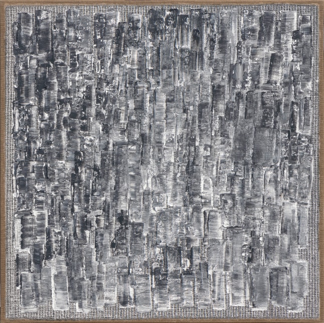 Ha Chong-Hyun (b. 1935) Conjunction 21-07, 2021 Oil on hemp cloth 47.24 x 47.24 inches 120 x 120 cm