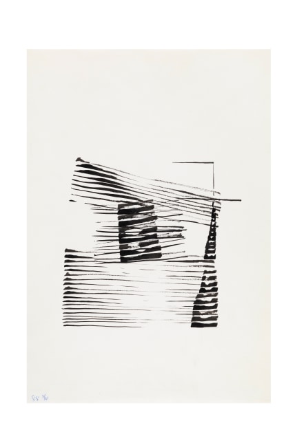 Gego

Untitled, 1961

Ink on paper

44.1 x 30.5 cm 17 5/16 x 12 1/16 in

Unique