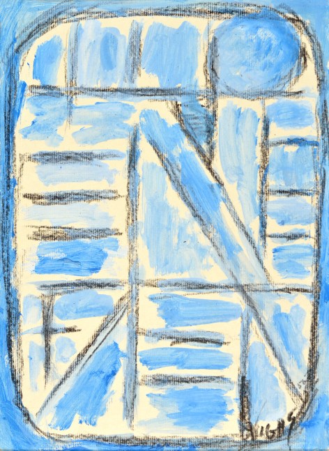 Oswaldo Vigas

Estudio en Azul, 1956

Gouache sobre cart&amp;oacute;n pegado sobre cart&amp;oacute;n fijo

35.10h x 25.10w cm
13 104/127h x 9 112/127w in
&amp;Uacute;nica