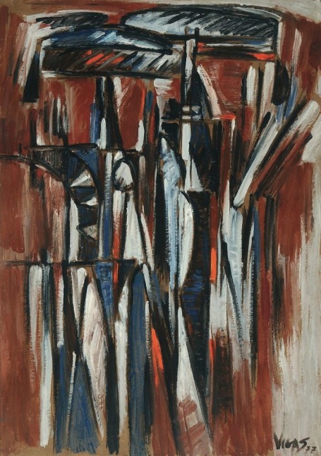 Untitled, 1977
Oil on cardboard fixed on plywood
100h x 70.50w cm
39 10/27h x 27 31/41w in

&amp;nbsp;

EXHIBITION HISTORY